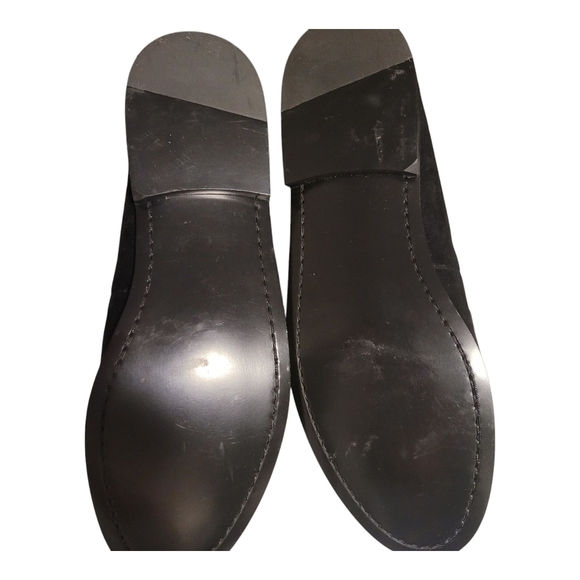 Joie Linita Black and Gold Slip-On Loafers with Textured Fabric Size 9.5 - Picture 9 of 9